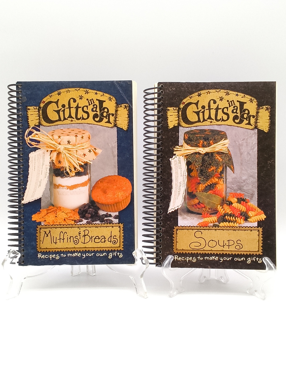 Pair of Gifts In A Jar Cookbooks - Muffins & Breads and Soups